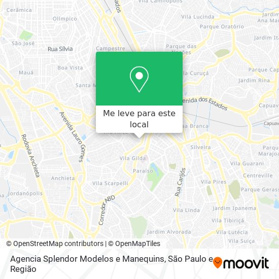 Agencia Splendor Modelos e Manequins mapa