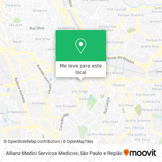 Allianz-Medici Servicos Medicos mapa