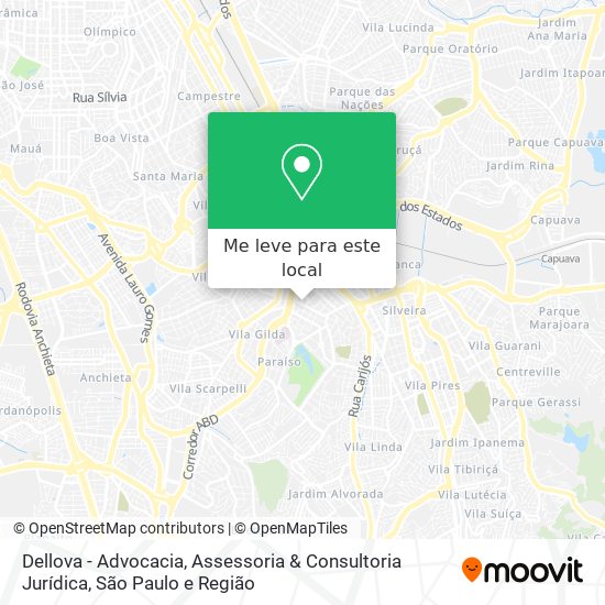 Dellova - Advocacia, Assessoria & Consultoria Jurídica mapa