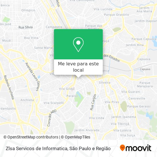 Zlsa Servicos de Informatica mapa