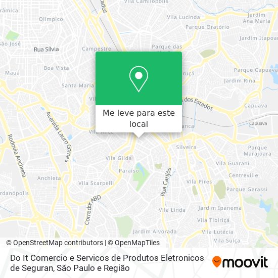 Do It Comercio e Servicos de Produtos Eletronicos de Seguran mapa