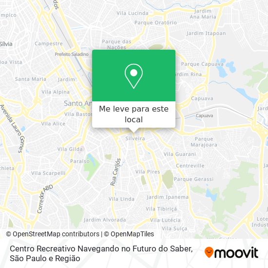 Centro Recreativo Navegando no Futuro do Saber mapa