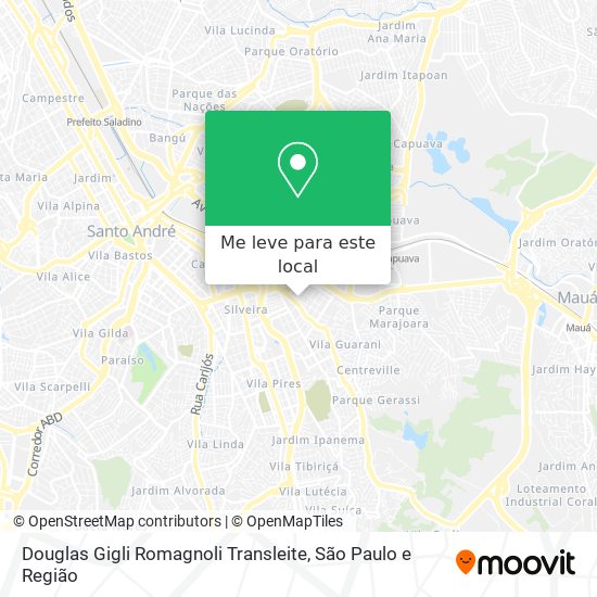 Douglas Gigli Romagnoli Transleite mapa