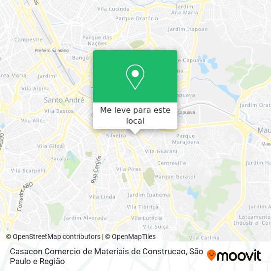 Casacon Comercio de Materiais de Construcao mapa