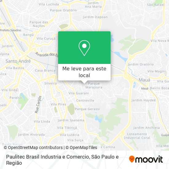 Paulitec Brasil Industria e Comercio mapa