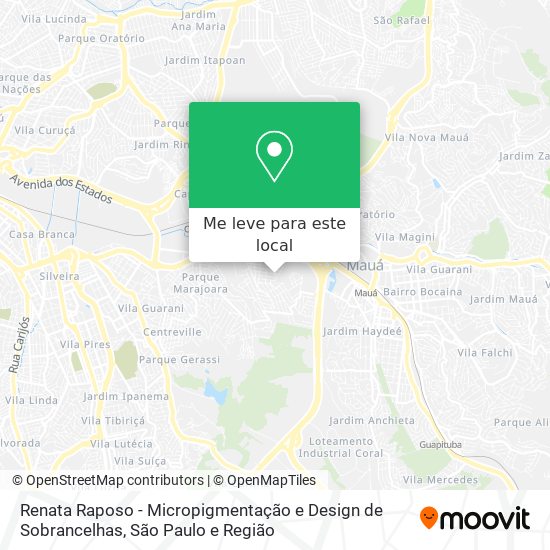Renata Raposo - Micropigmentação e Design de Sobrancelhas mapa
