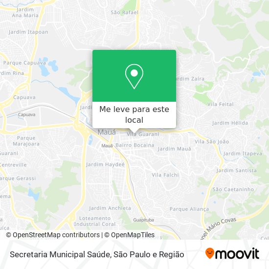 Secretaria Municipal Saúde mapa