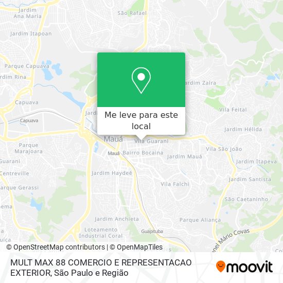 MULT MAX 88 COMERCIO E REPRESENTACAO EXTERIOR mapa