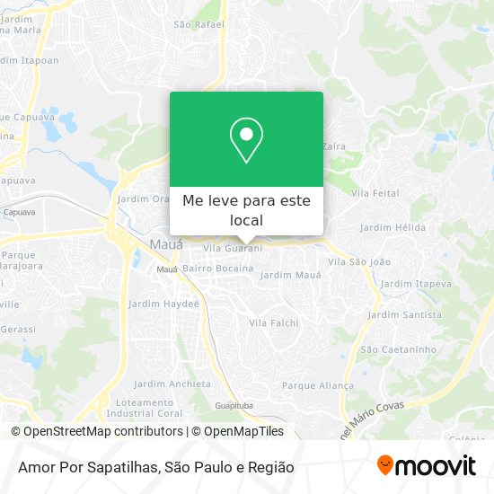 Amor Por Sapatilhas mapa