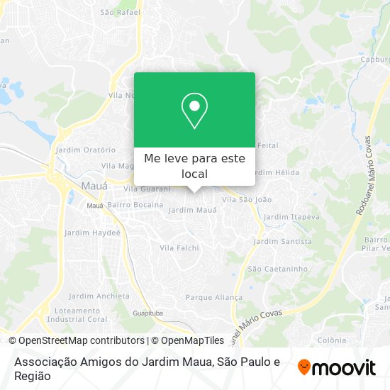 Associação Amigos do Jardim Maua mapa