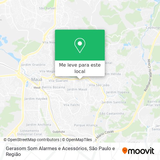 Gerasom Som Alarmes e Acessórios mapa