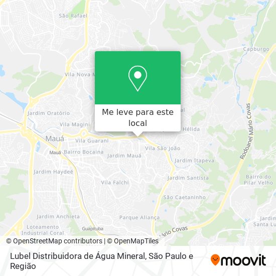 Lubel Distribuidora de Água Mineral mapa