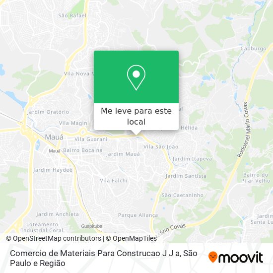 Comercio de Materiais Para Construcao J J a mapa