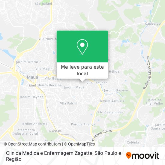 Clinica Medica e Enfermagem Zagatte mapa