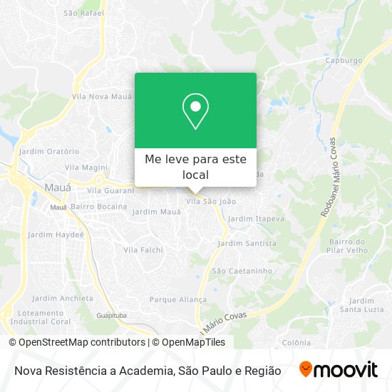 Nova Resistência a Academia mapa