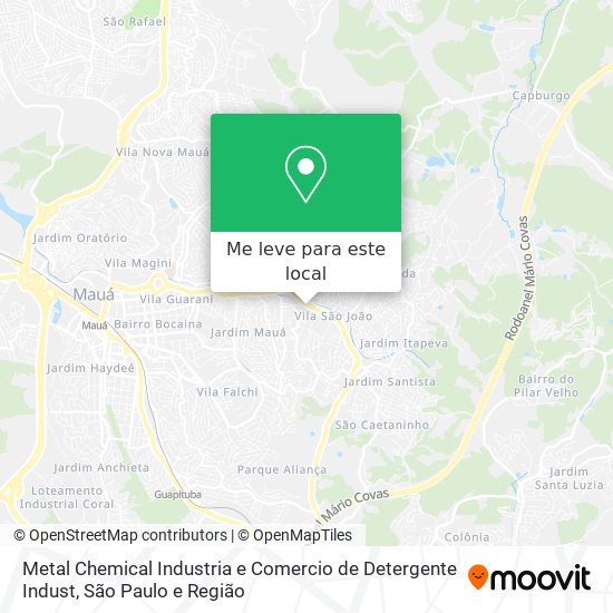 Metal Chemical Industria e Comercio de Detergente Indust mapa