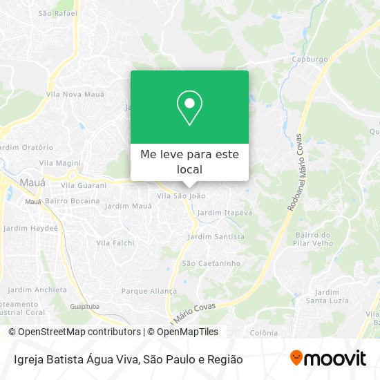 Igreja Batista Água Viva mapa