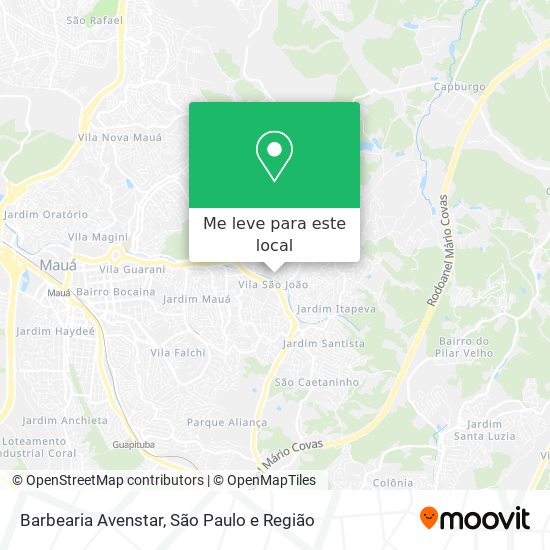 Barbearia Avenstar mapa