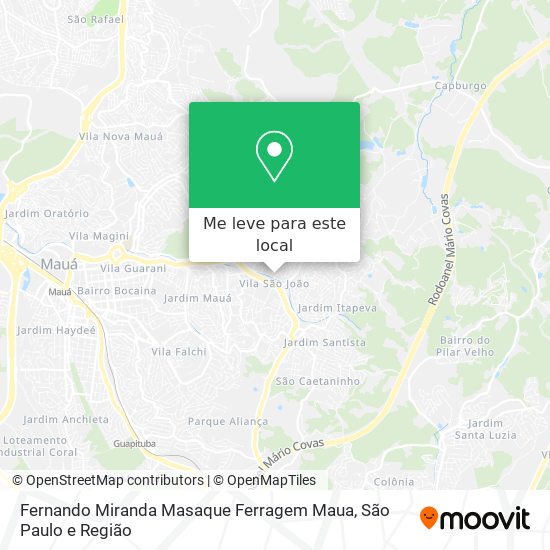 Fernando Miranda Masaque Ferragem Maua mapa