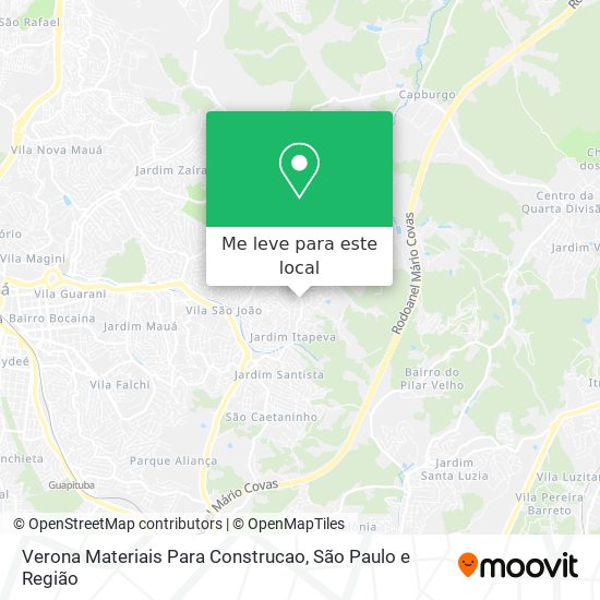 Verona Materiais Para Construcao mapa