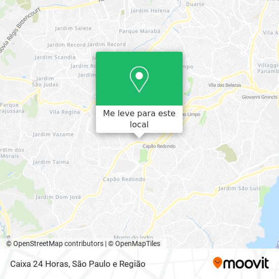 Caixa 24 Horas mapa