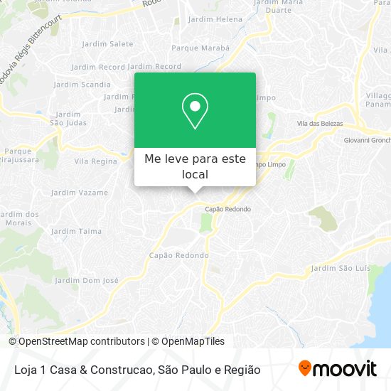 Loja 1 Casa & Construcao mapa