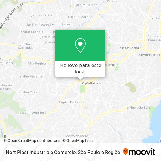 Nort Plast Industria e Comercio mapa