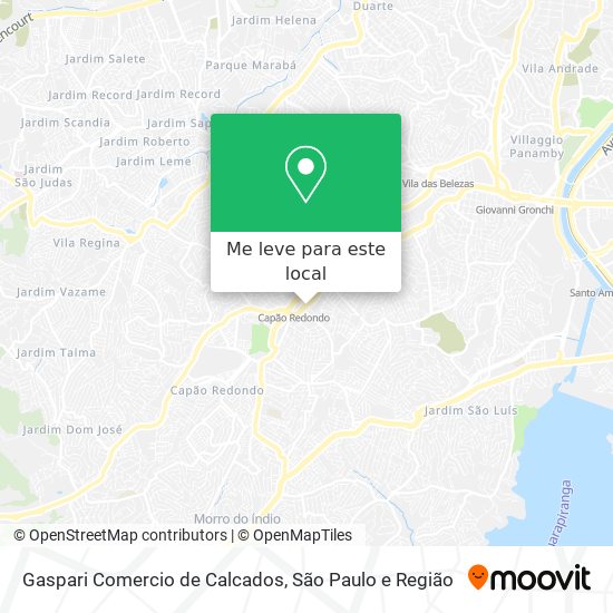 Gaspari Comercio de Calcados mapa