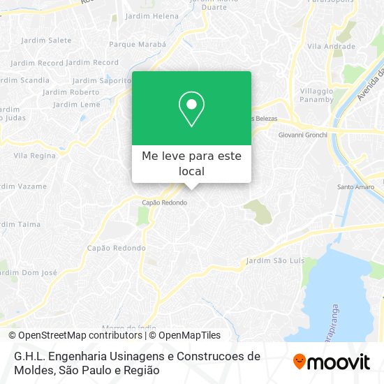 G.H.L. Engenharia Usinagens e Construcoes de Moldes mapa