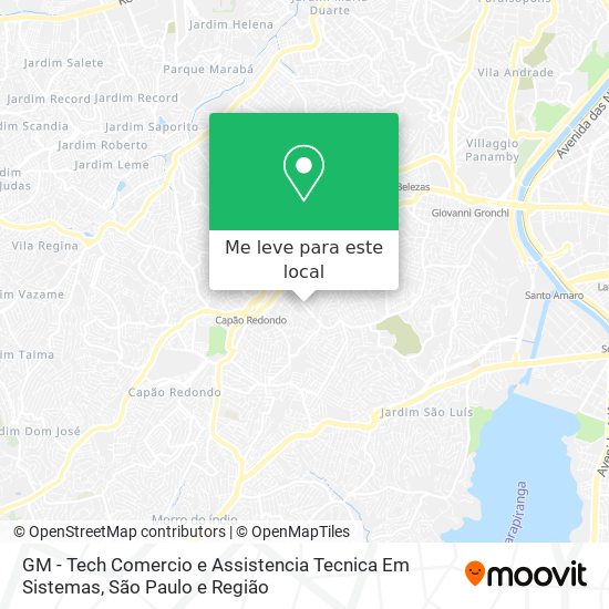 GM - Tech Comercio e Assistencia Tecnica Em Sistemas mapa