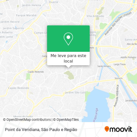 Point da Veridiana mapa