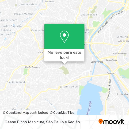 Geane Pinho Manicure mapa
