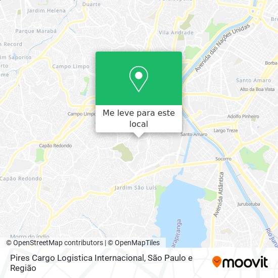 Pires Cargo Logistica Internacional mapa