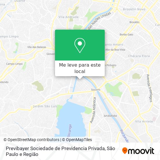 Previbayer Sociedade de Previdencia Privada mapa