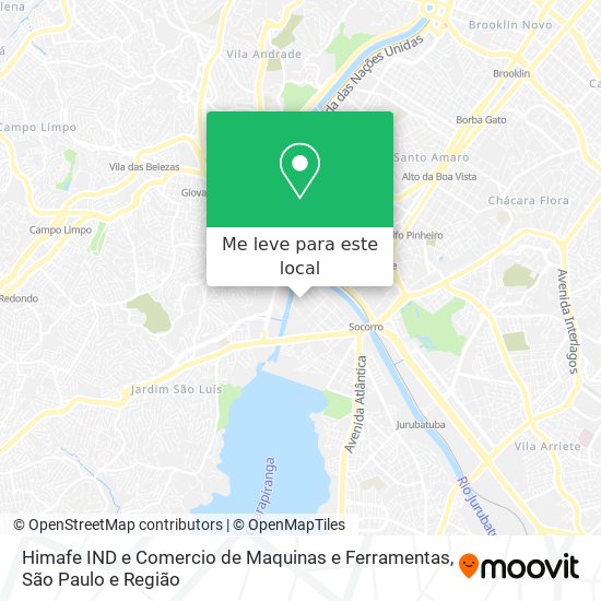 Himafe IND e Comercio de Maquinas e Ferramentas mapa