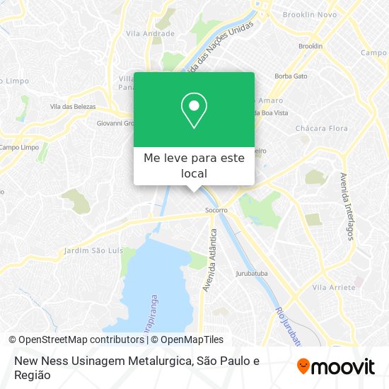 New Ness Usinagem Metalurgica mapa
