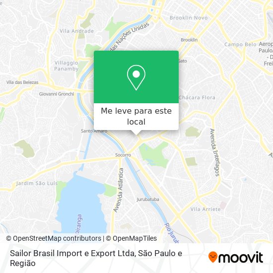 Sailor Brasil Import e Export Ltda mapa