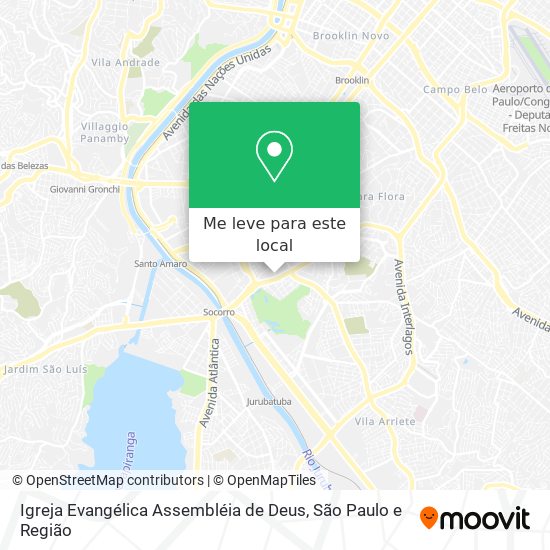 Igreja Evangélica Assembléia de Deus mapa