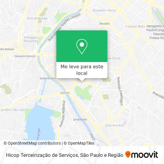 Hicop Terceirização de Serviços mapa