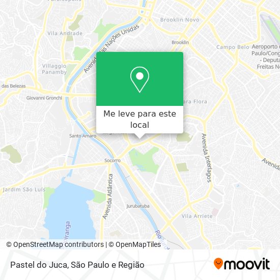 Pastel do Juca mapa