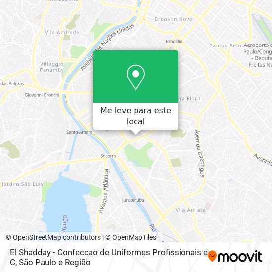 El Shadday - Confeccao de Uniformes Profissionais e C mapa