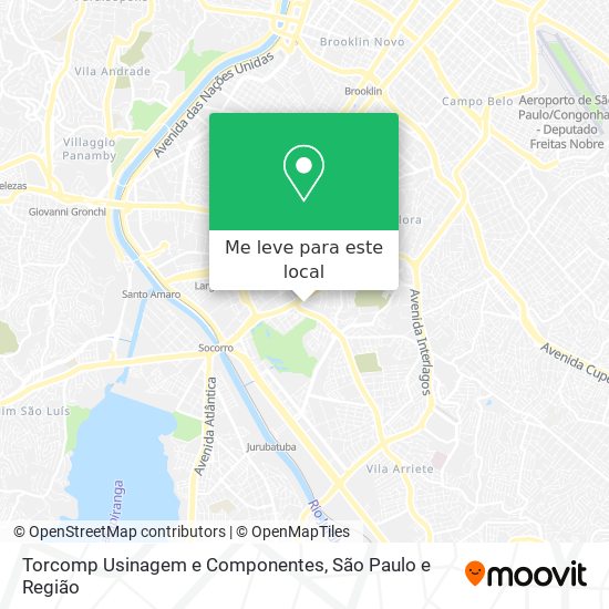 Torcomp Usinagem e Componentes mapa