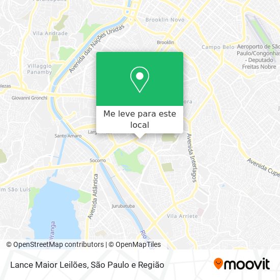 Lance Maior Leilões mapa