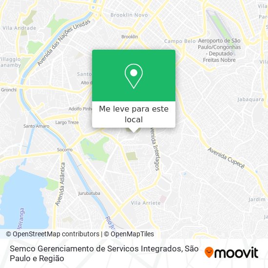 Semco Gerenciamento de Servicos Integrados mapa