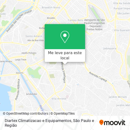 Diartex Climatizacao e Equipamentos mapa