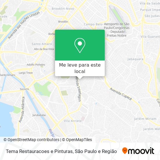 Tema Restauracoes e Pinturas mapa