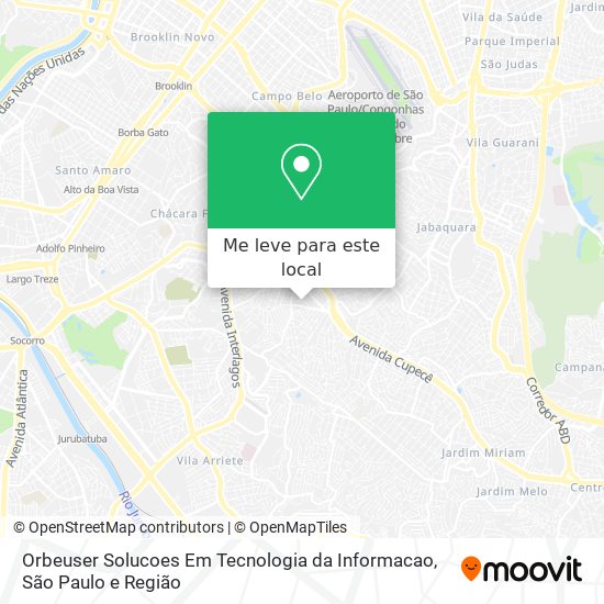 Orbeuser Solucoes Em Tecnologia da Informacao mapa