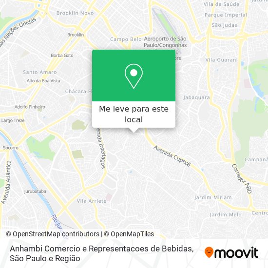 Anhambi Comercio e Representacoes de Bebidas mapa