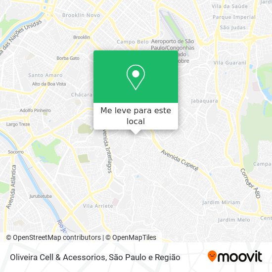 Oliveira Cell & Acessorios mapa