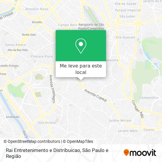 Rai Entretenimento e Distribuicao mapa